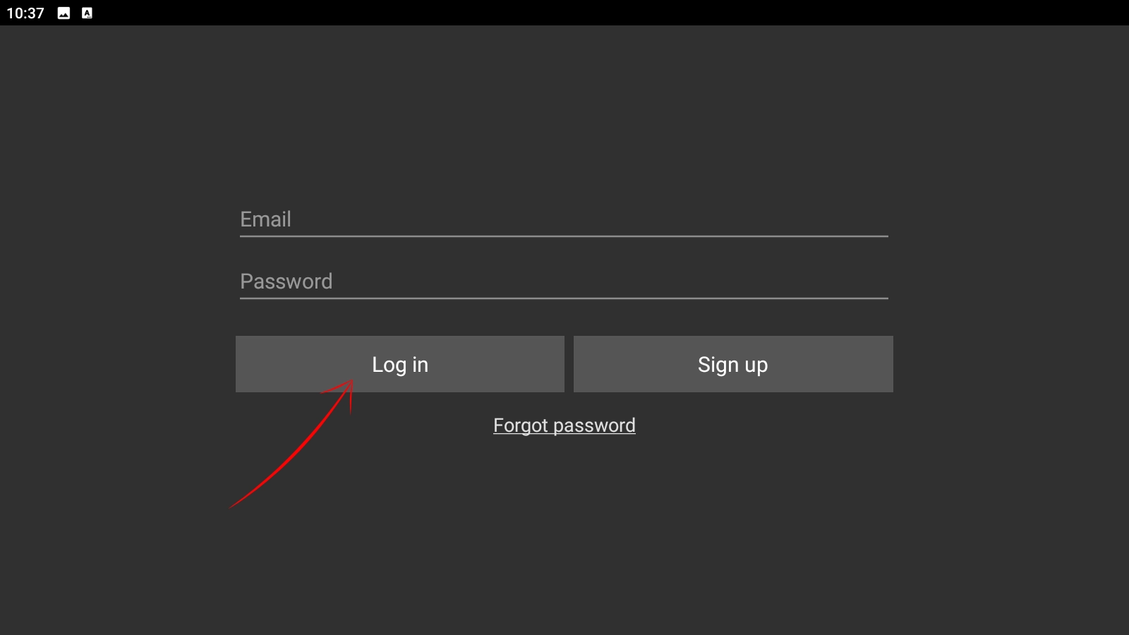 Log in to activate TiviMate Premium on Android phone