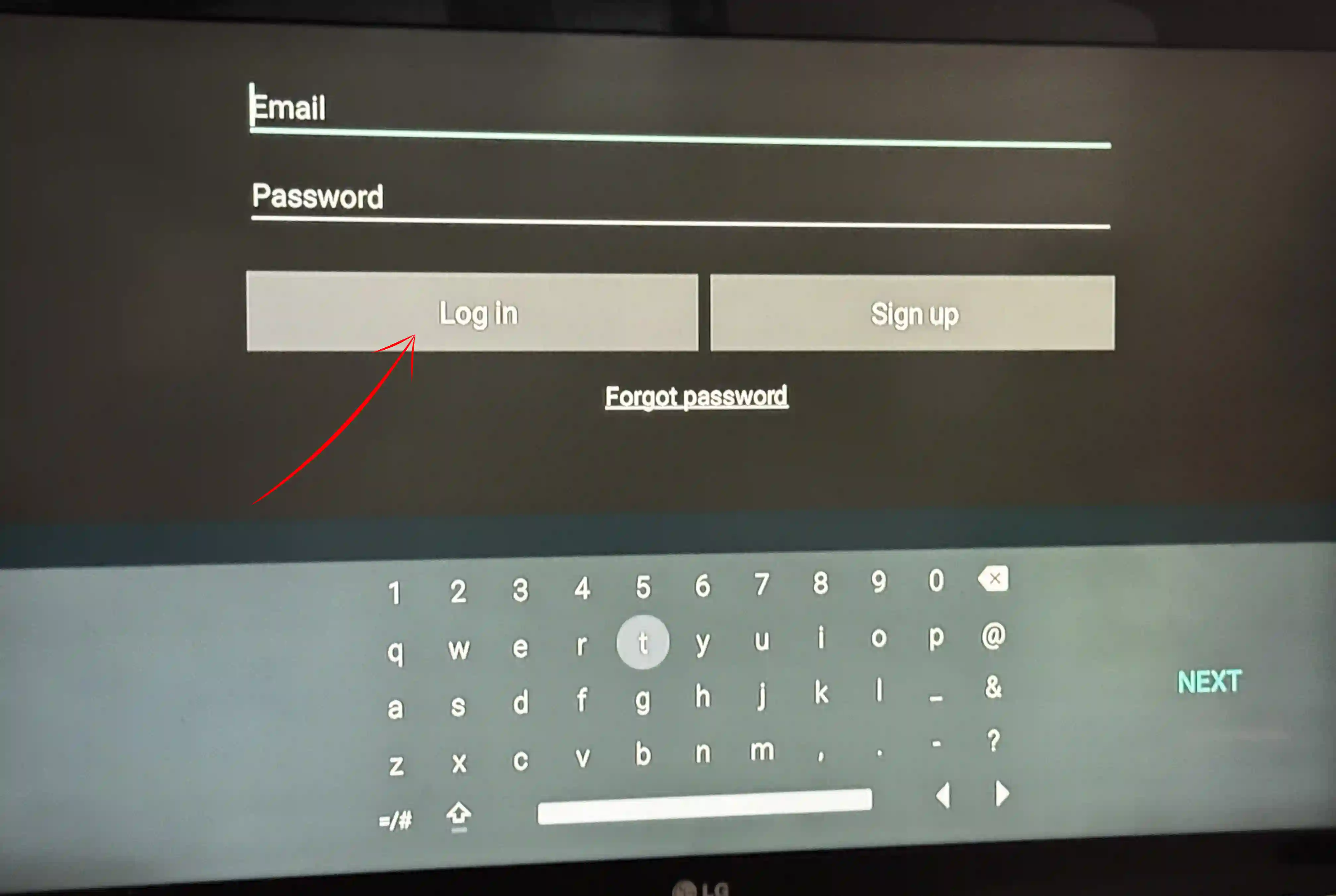 Sign in to activate TiviMate Premium on Android TV box