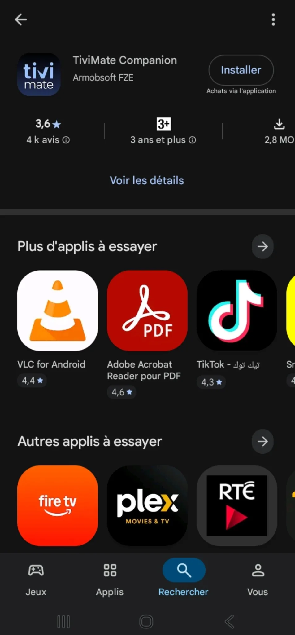 Install the TiviMate Companion app from the Google Play Store