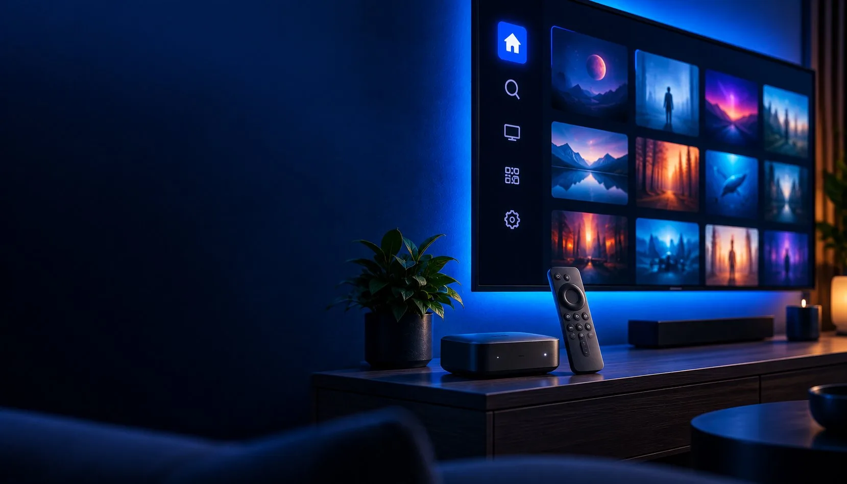 TiviMate on an Android TV box
