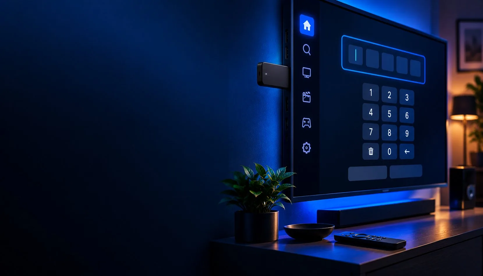 TiviMate Downloader code entry on a Fire Stick